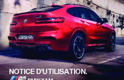 Couverture Notice BMW X4M