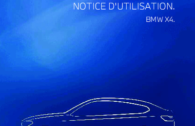 Couverture Notice BMW X4