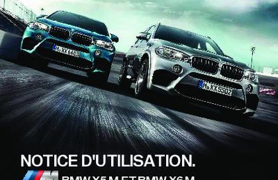 Couverture Notice BMW X6M