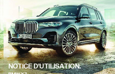 Couverture Notice BMW X7