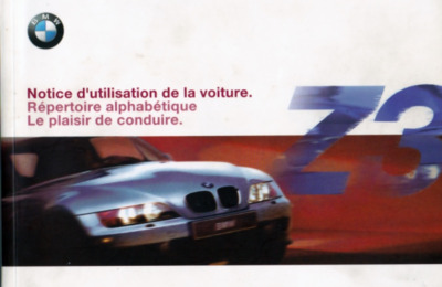 Couverture Notice BMW Z3