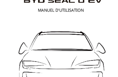 Couverture Notice BYD Seal U
