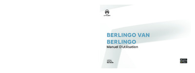 Couverture Notice Citroën Berlingo