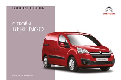 Couverture Notice Citroën Berlingo