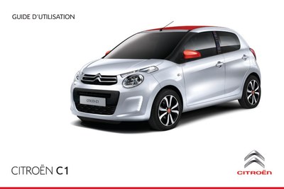 Couverture Notice Citroën C1