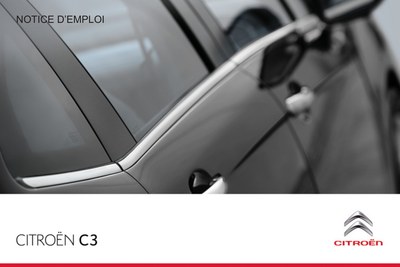 Couverture Notice Citroën C3