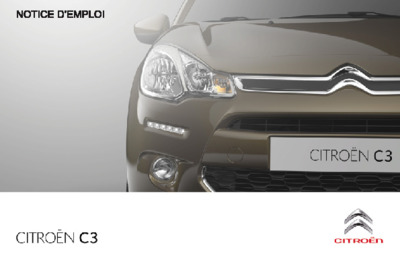 Couverture Notice Citroën C3