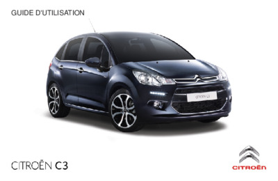Couverture Notice Citroën C3