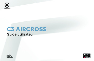 Couverture Notice Citroën C3 Aircross