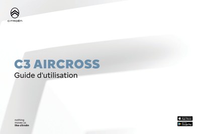 Couverture Notice Citroën C3 Aircross