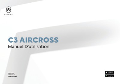 Couverture Notice Citroën C3 Aircross