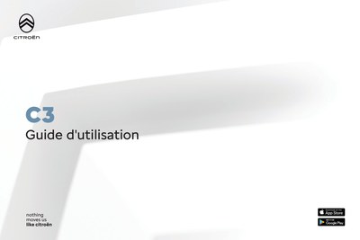 Couverture Notice Citroën C3