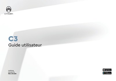 Couverture Notice Citroën C3