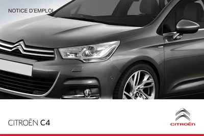Couverture Notice Citroën C4