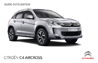 Couverture Notice Citroën C4 Aircross