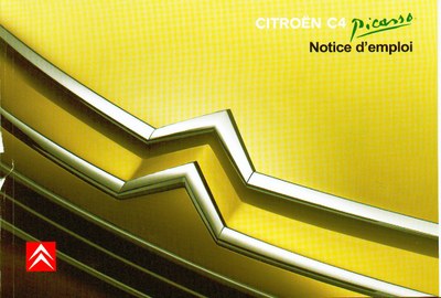 Couverture Notice Citroën C4 Picasso