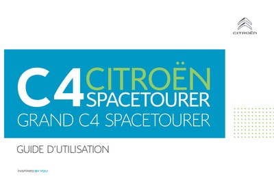 Couverture Notice Citroën C4 SpaceTourer