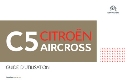 Couverture Notice Citroën C5 Aircross
