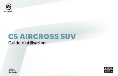 Couverture Notice Citroën C5 Aircross