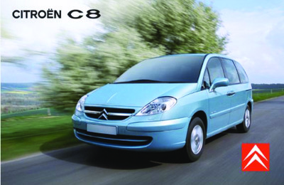 Couverture Notice Citroën C8