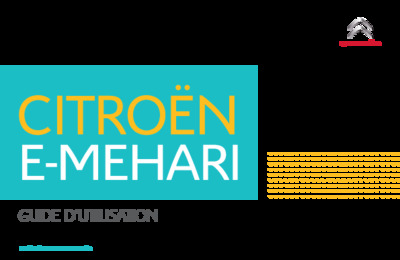 Couverture Notice Citroën e-Mehari