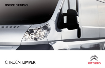 Couverture Notice Citroën Jumper