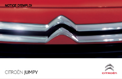 Couverture Notice Citroën Jumpy