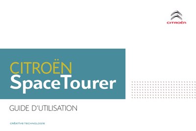 Couverture Notice Citroën SpaceTourer