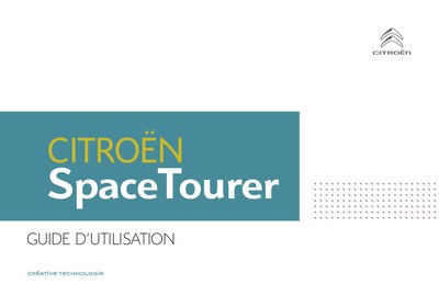 Couverture Notice Citroën SpaceTourer