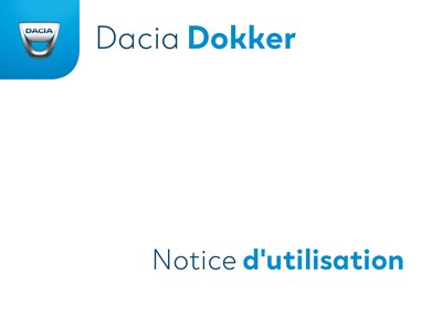Couverture Notice Dacia Dokker