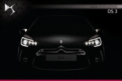 Couverture Notice DS Automobiles DS3
