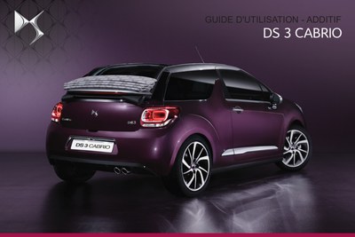Couverture Notice DS Automobiles DS3