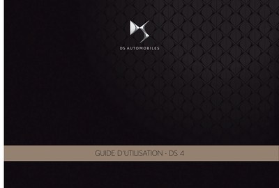 Couverture Notice DS Automobiles DS4