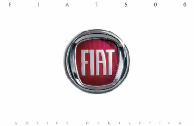 Couverture Notice Fiat 500