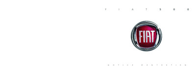 Couverture Notice Fiat 500