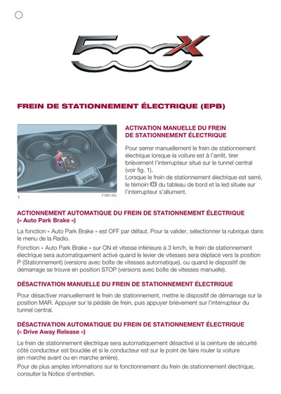 Couverture Notice Fiat 500X