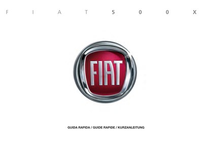 Couverture Notice Fiat 500X