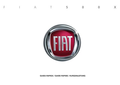Couverture Notice Fiat 500X