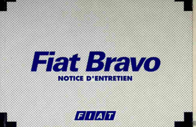 Couverture Notice Fiat Bravo