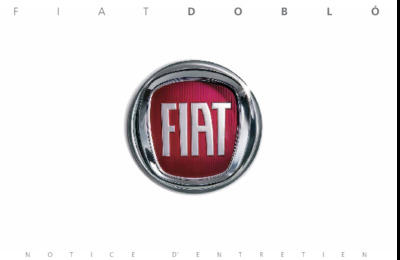 Couverture Notice Fiat Doblo