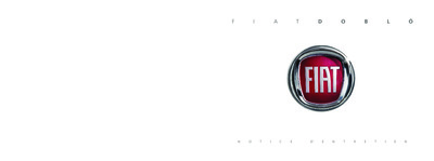 Couverture Notice Fiat Doblo