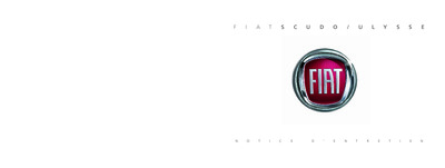 Couverture Notice Fiat E-Ulysse
