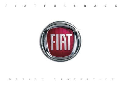 Couverture Notice Fiat Fullback