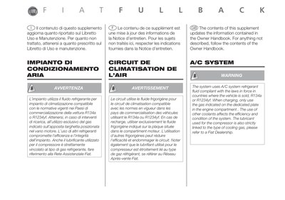 Couverture Notice Fiat Fullback