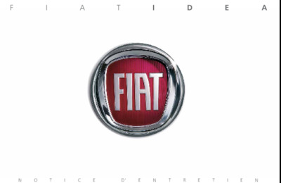 Couverture Notice Fiat Idea