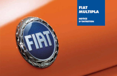 Couverture Notice Fiat Multipla