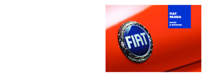 Couverture Notice Fiat Panda