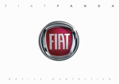 Couverture Notice Fiat Panda
