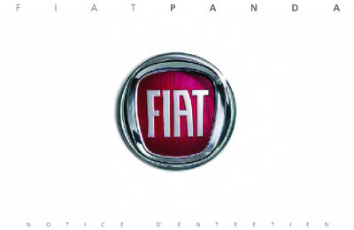 Couverture Notice Fiat Panda