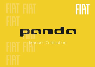 Couverture Notice Fiat Panda